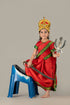 BookMyCostume Durga Mata Hindu Goddess Girls Fancy Dress Costume for Shoots and Role Play